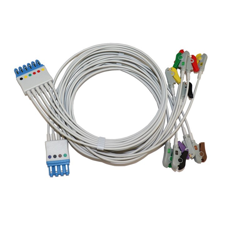 6+4 Lead EKG Leadwires For Philips M1665A