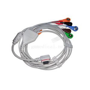 Pacijentski kabel / Leadwires, 3 kanala (7-Ld), AHA, kompatibilan s GE SEER svjetlosnim holterom.